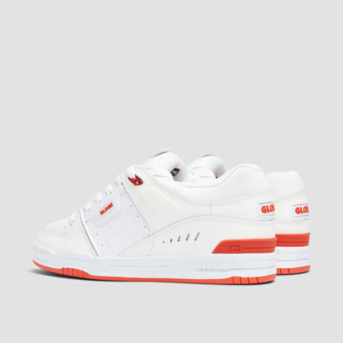 Globe Fusion Shoes - White/Red