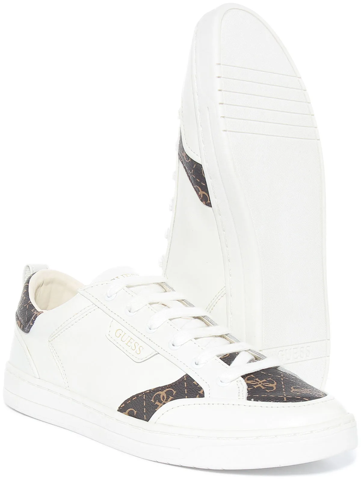 Guess Certosa In White Brown For Men