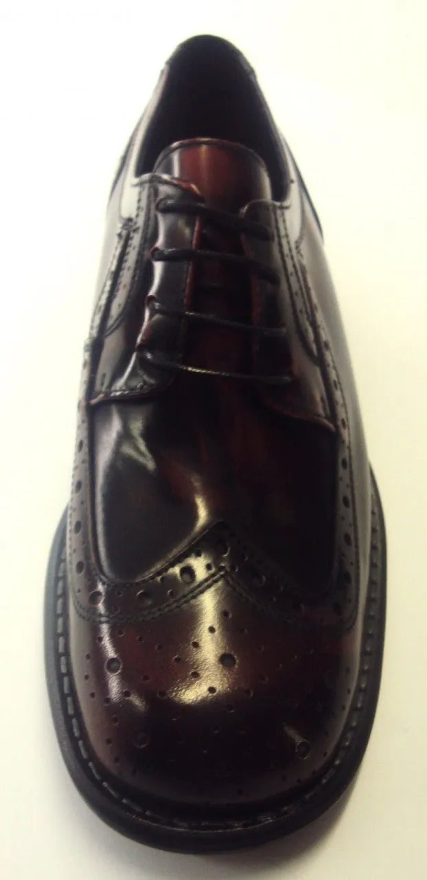 Ikon Original Oxblood Krombie Retro Mod All Leather Brogue Shoes