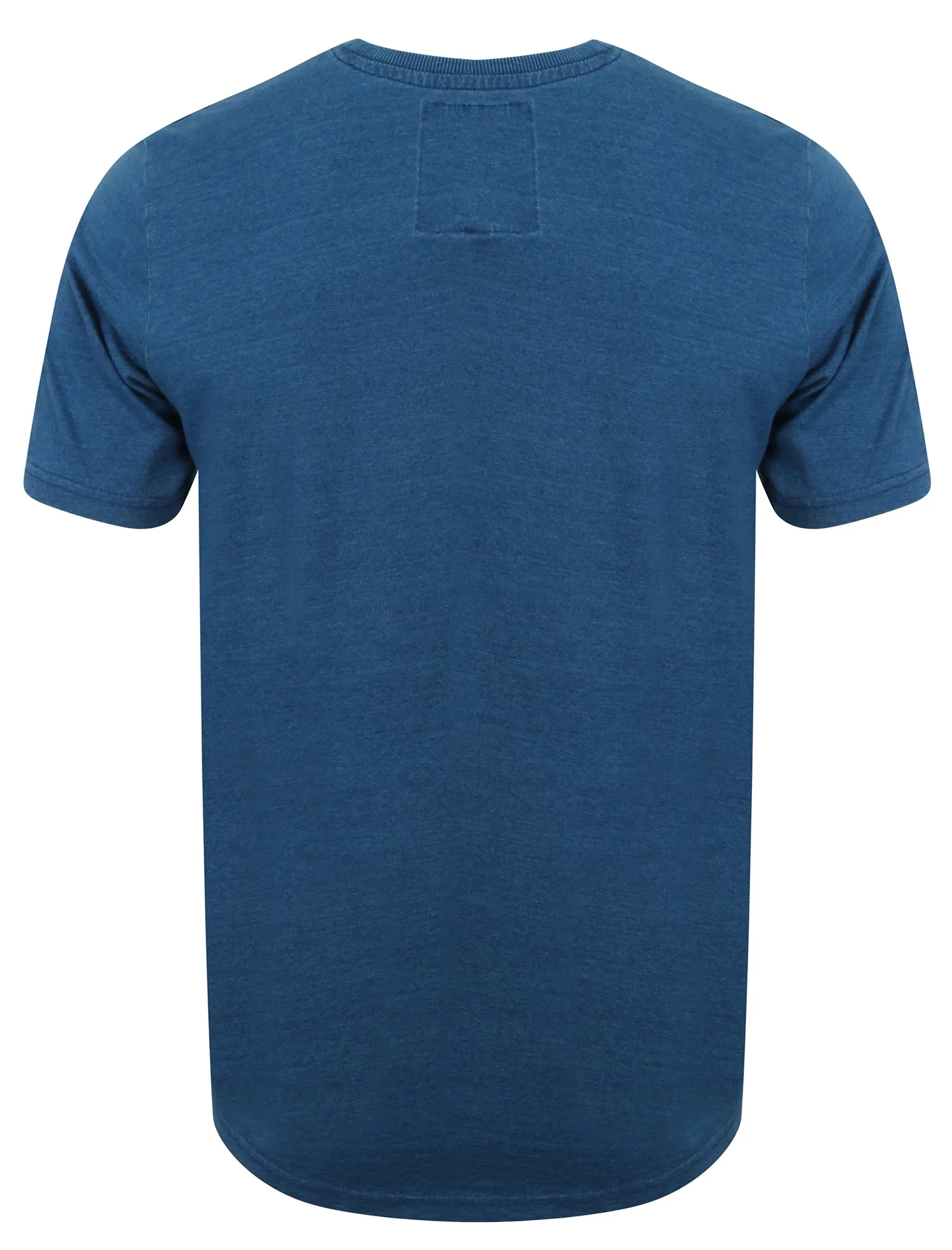 Indigo Sioux Motif Cotton T-Shirt in Light Indigo - Tokyo Laundry