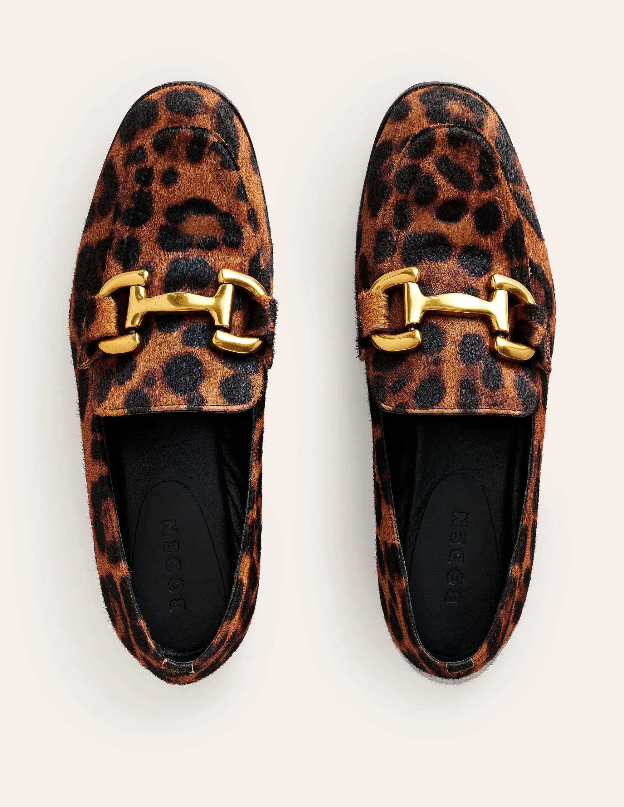 Iris Snaffle Loafers-Leopard