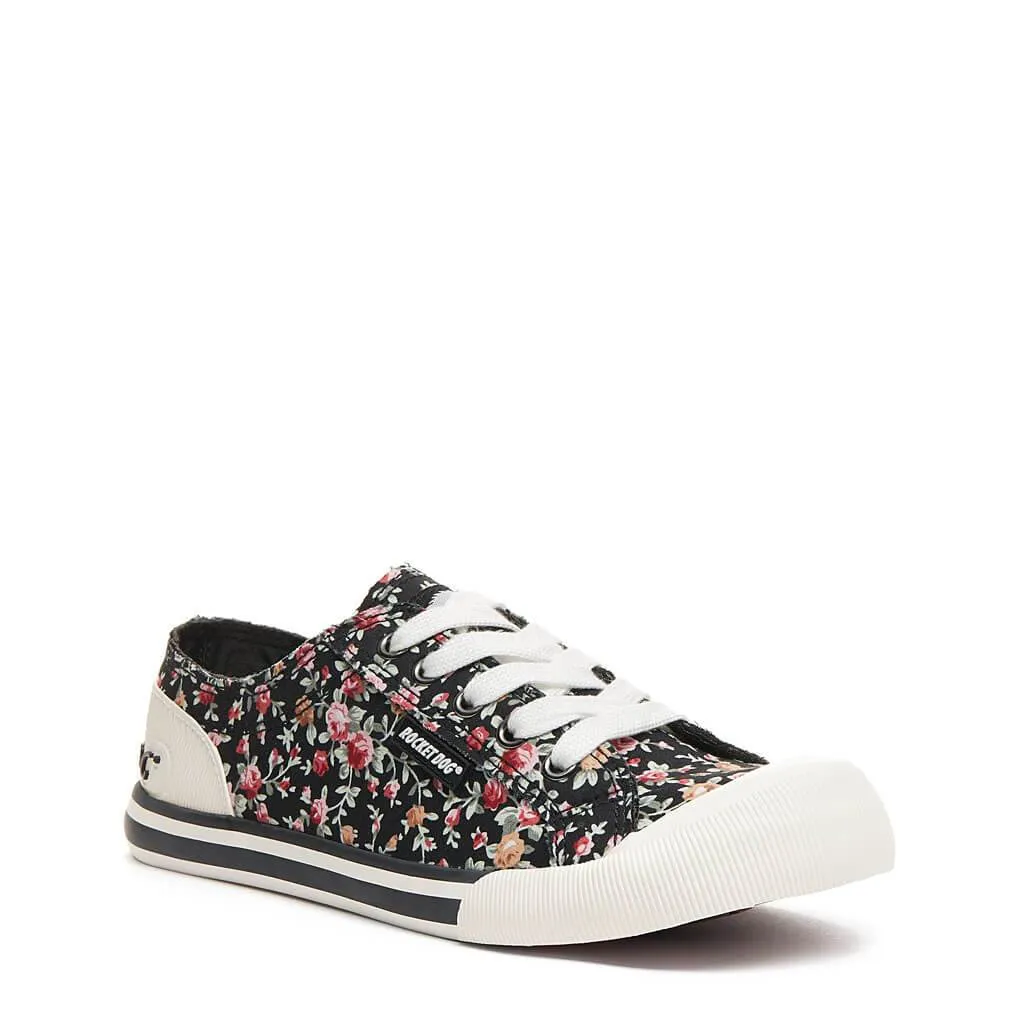 Jazzin Castor Floral Print Trainers