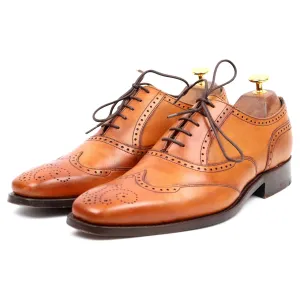 'Johnny' Tan Brown Leather Brogues UK 7 F