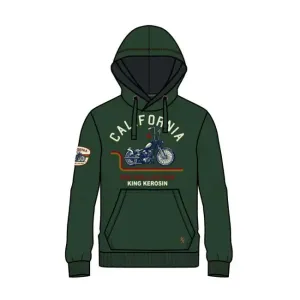 King Kerosin California Hoodie Smoke Green