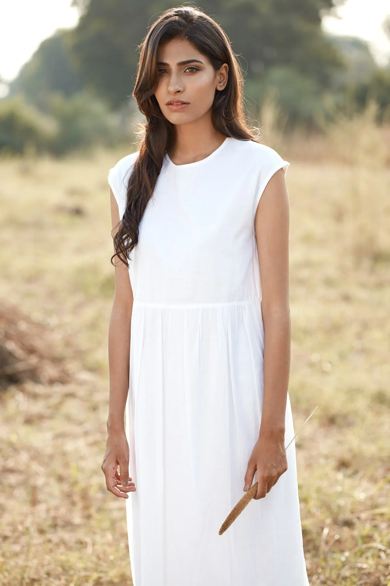 Lehar Dress - White