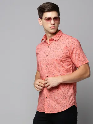 Men Coral Printed Casual Shirt