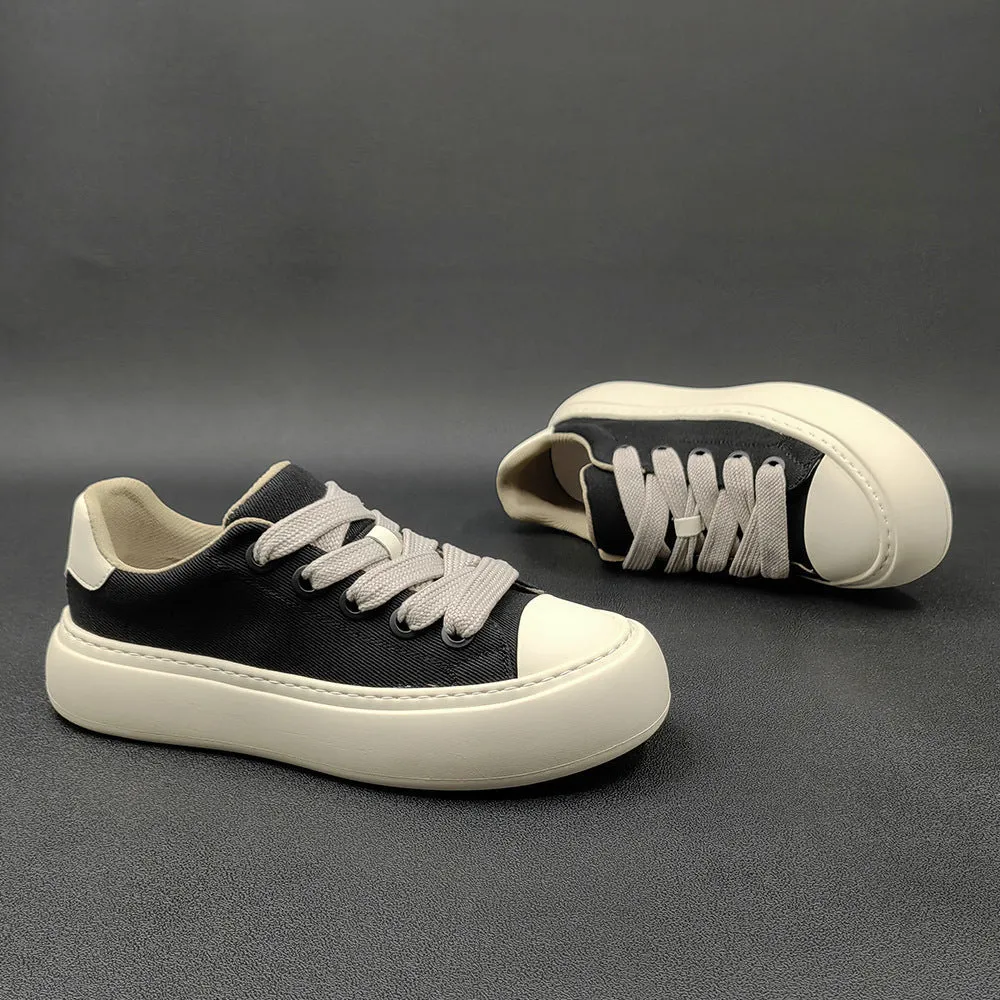 Men Minimalist Fashion Canvas Breathable Casual Sneakers