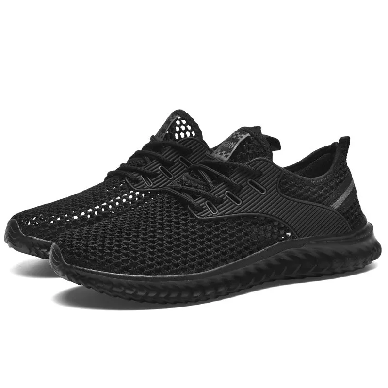 Men's Sneaks Shoes Men's Summer Casual Shoes Breathable Mesh Surface Shoes Hollow out Mesh Shoes