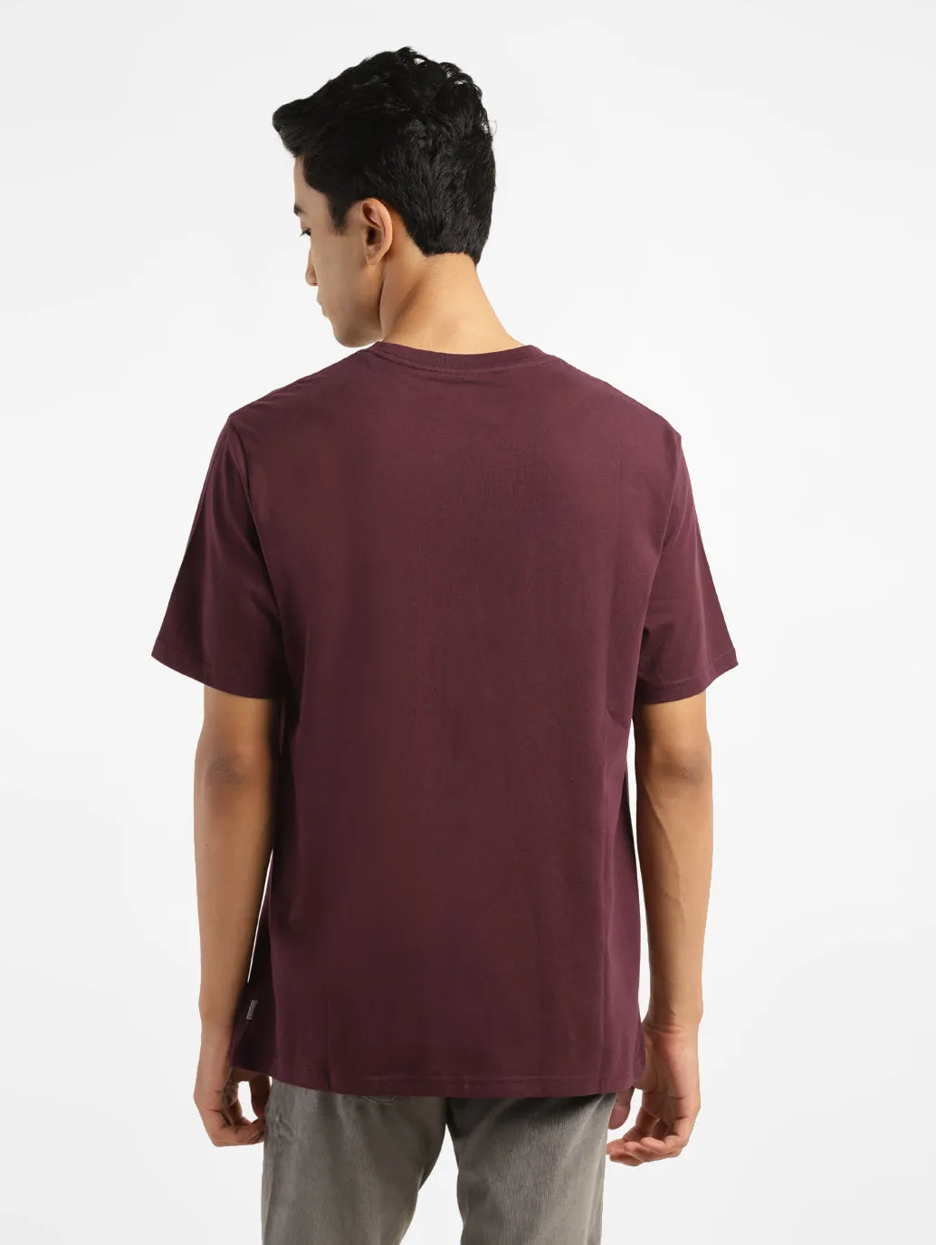 Men's Solid Relaxed Fit T-shirt