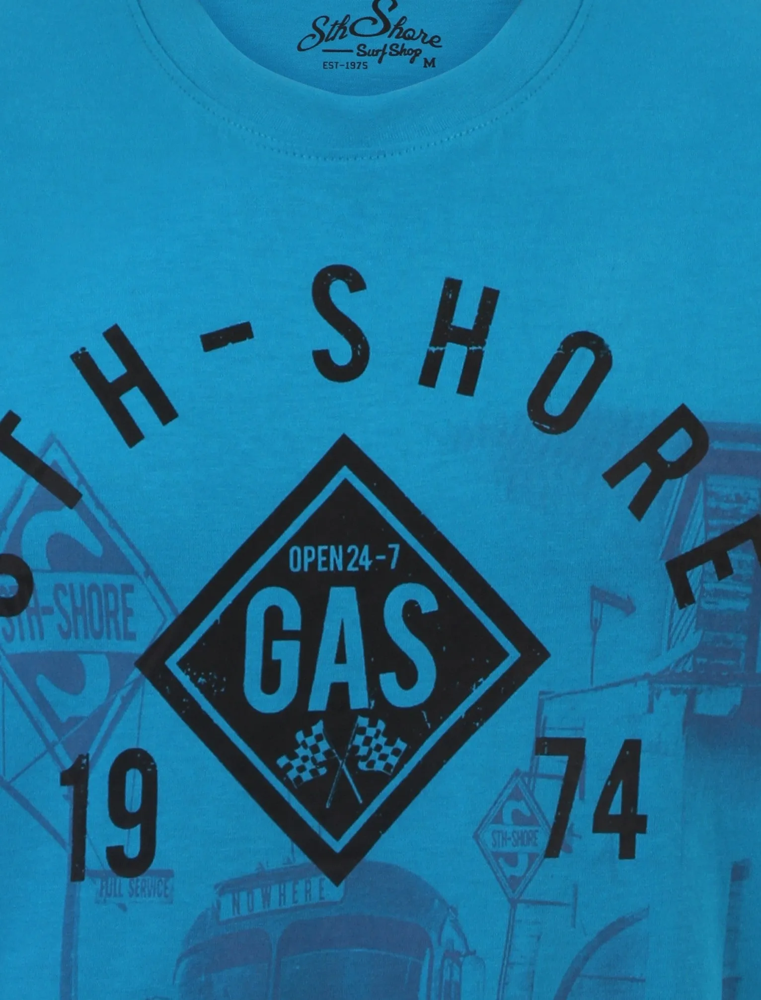 Mens South Shore Gas blue T-Shirt