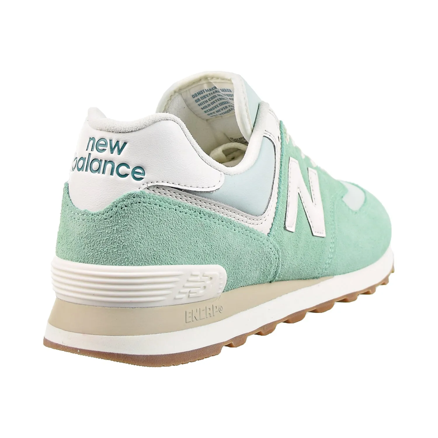 New Balance 574 Men's Shoes Green-White