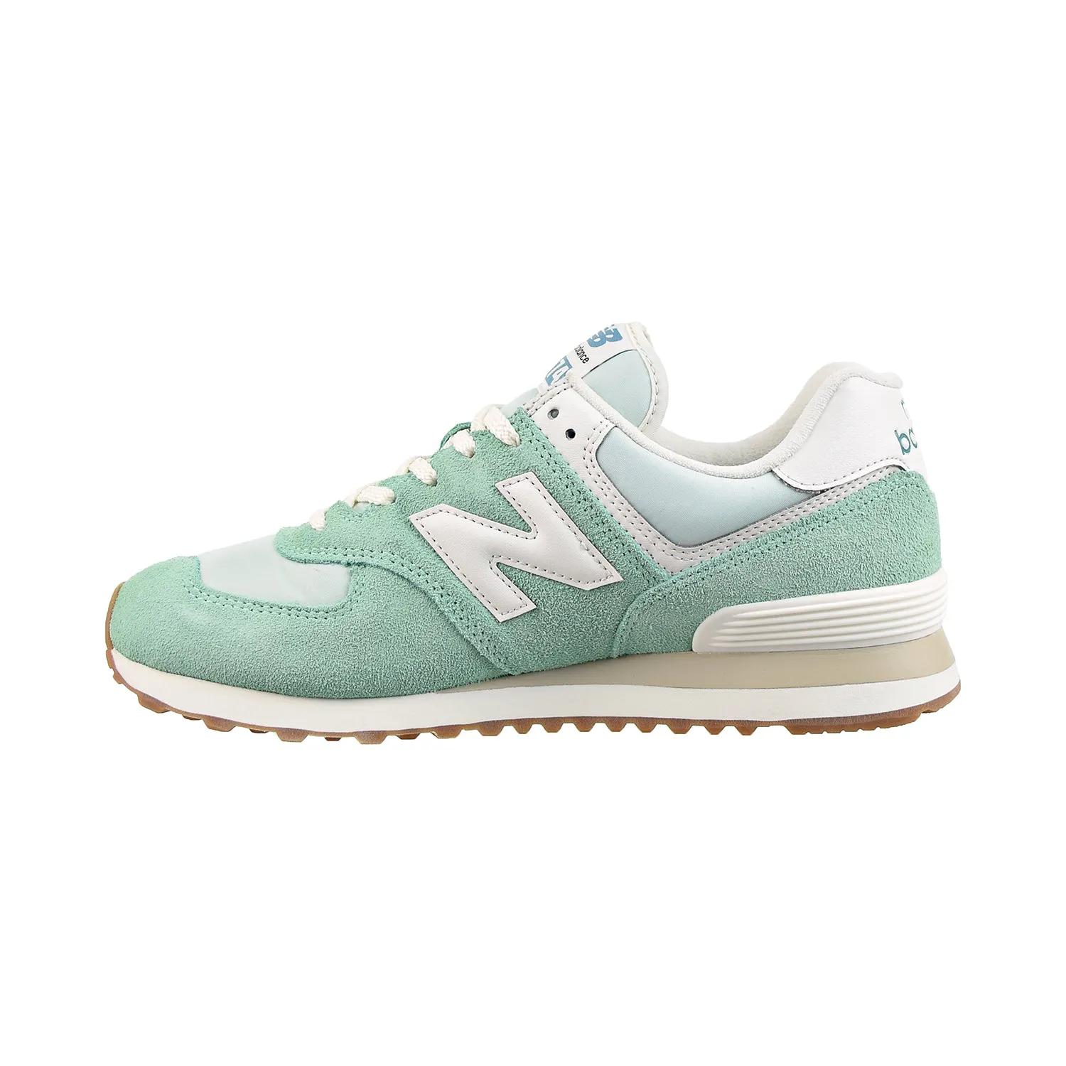 New Balance 574 Men's Shoes Green-White