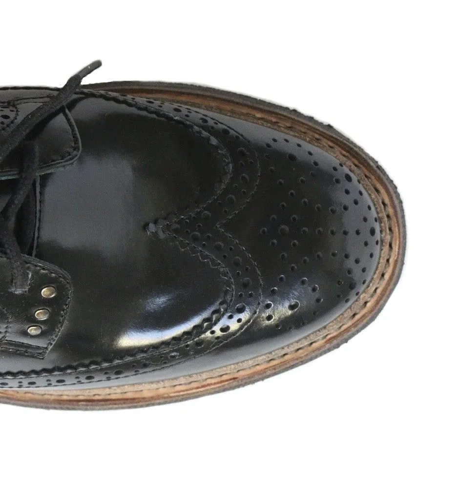 No.1051 RUNWAY brogue shoe Black MEN