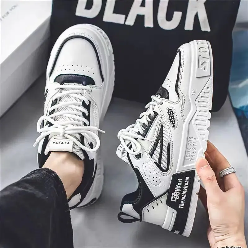 OB Casual Breathable Fashionable Lace Up Sneakers