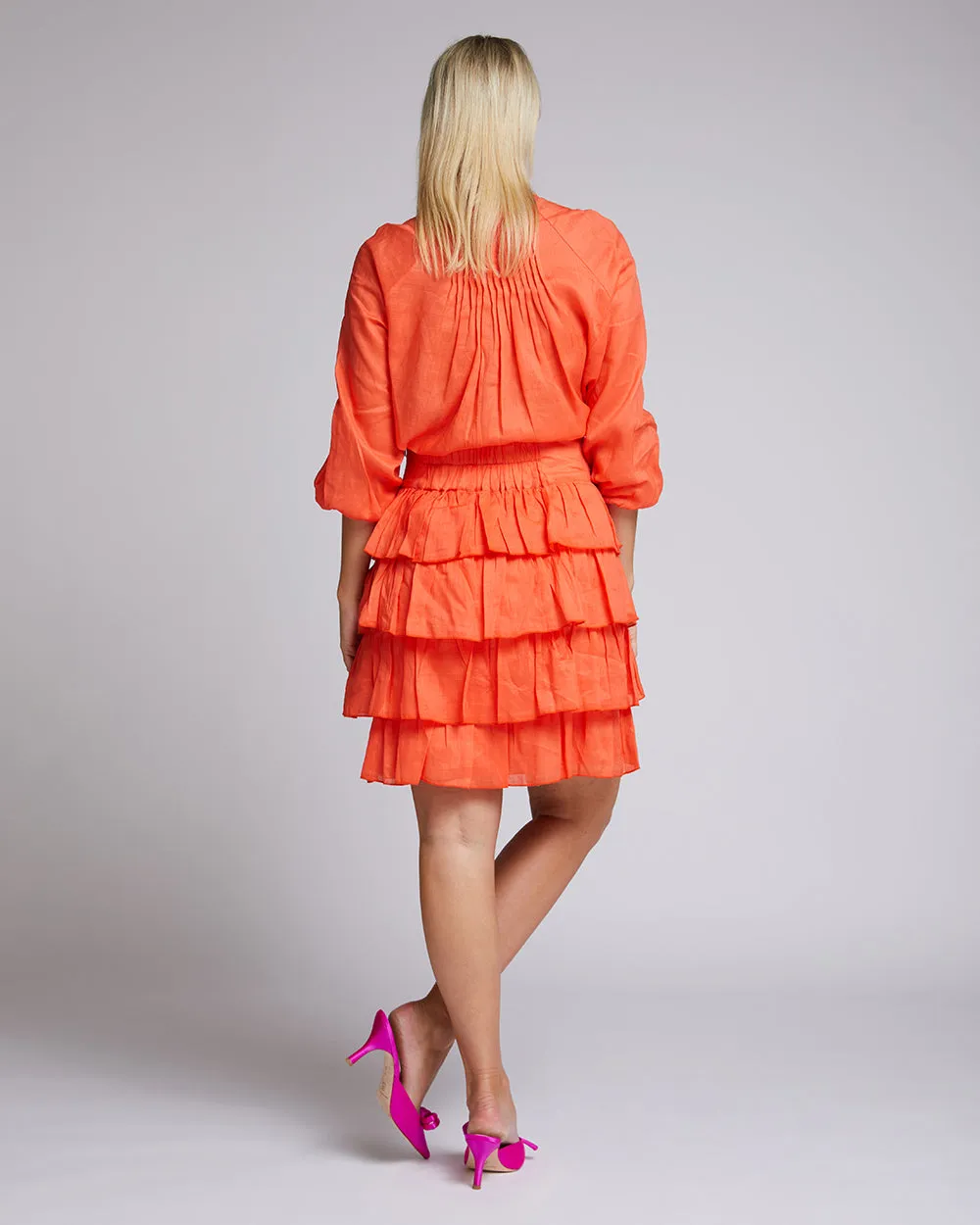 Olivia Skirt - Tangerine