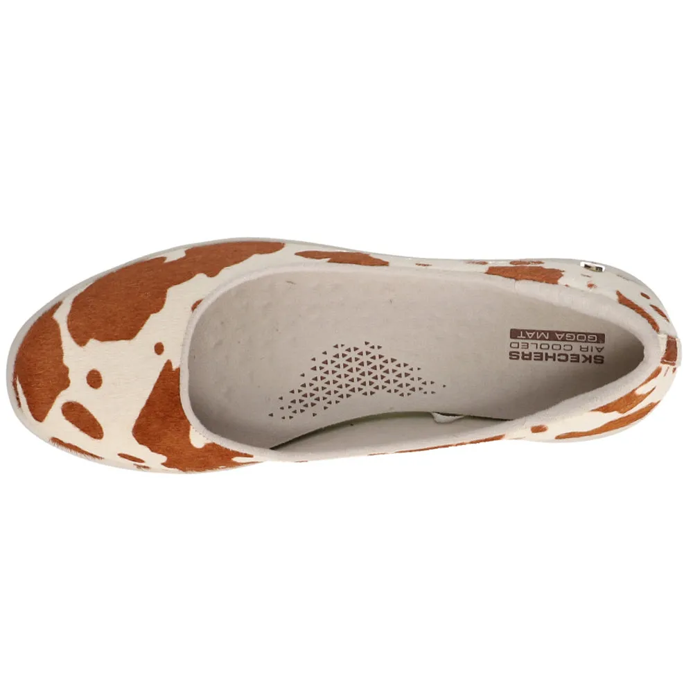 On the Go Dreamy Howdy Cow Print Slip On Flats