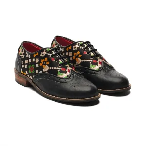 Patola Brogues Women – Coal