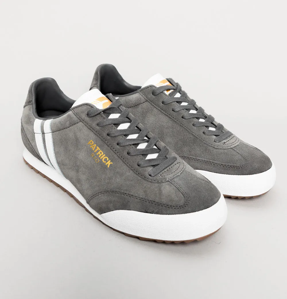 Patrick Rio Trainers Charcoal/White