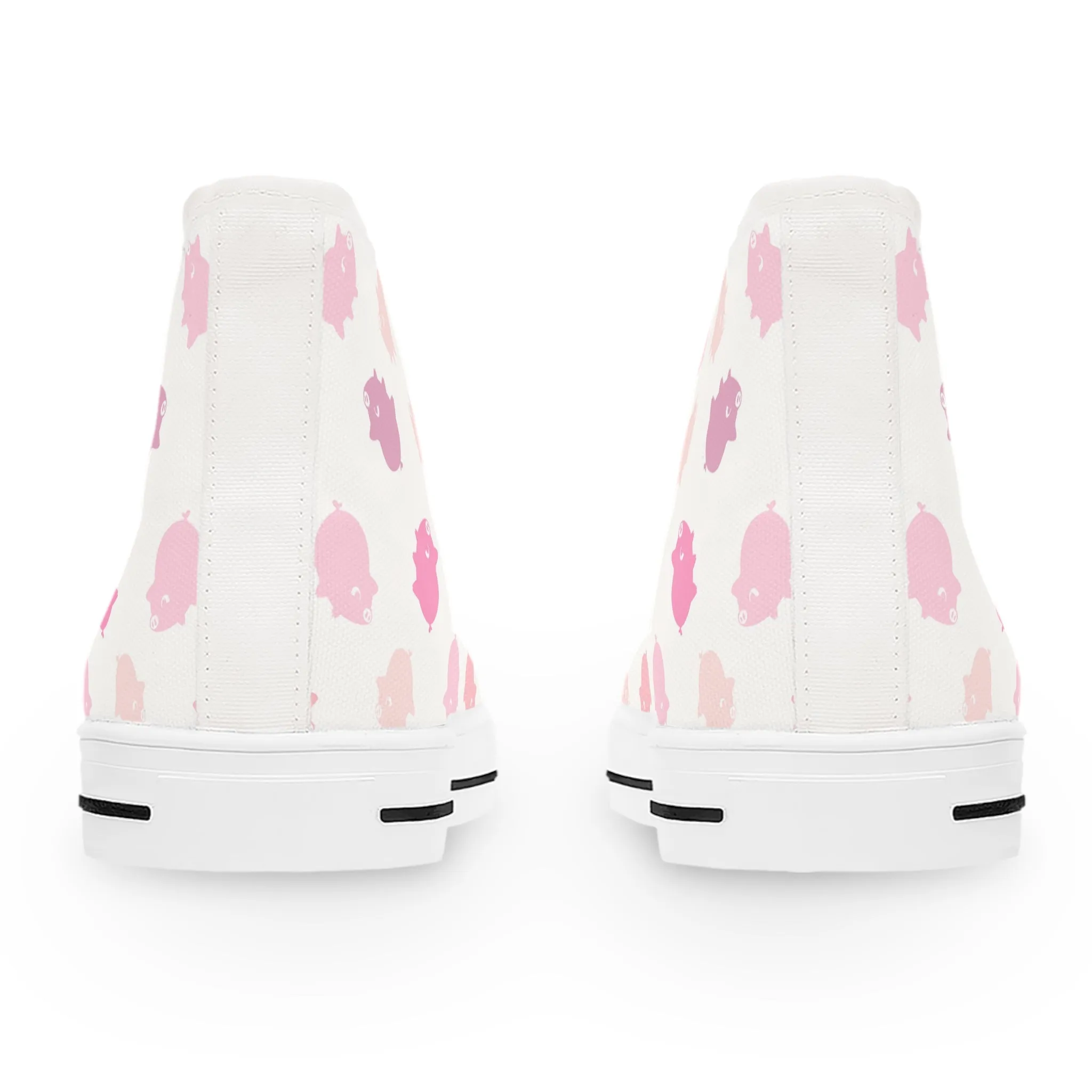 Pigs Women's High Top Sneakers