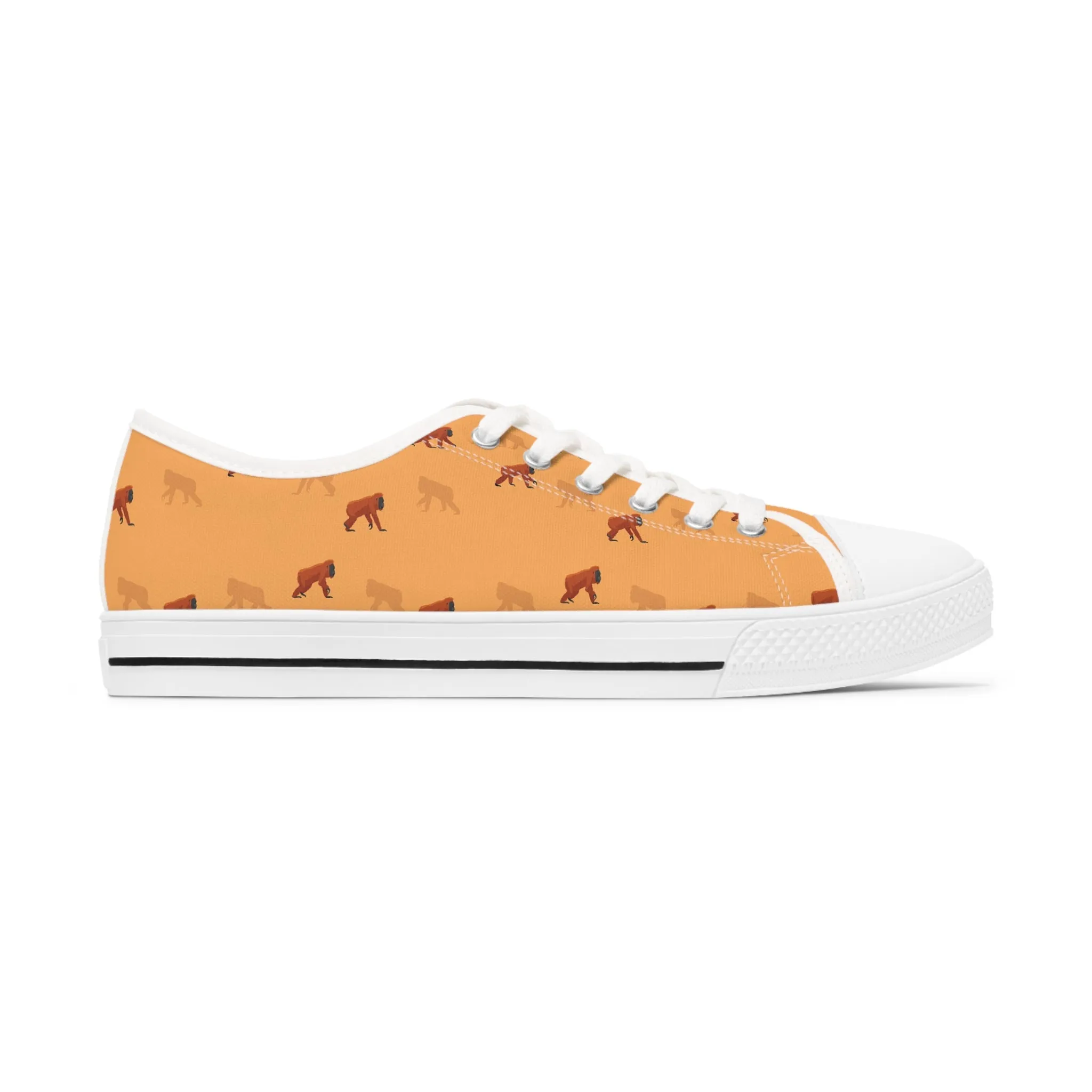 Primate Orangutan Women's Low Top Sneakers