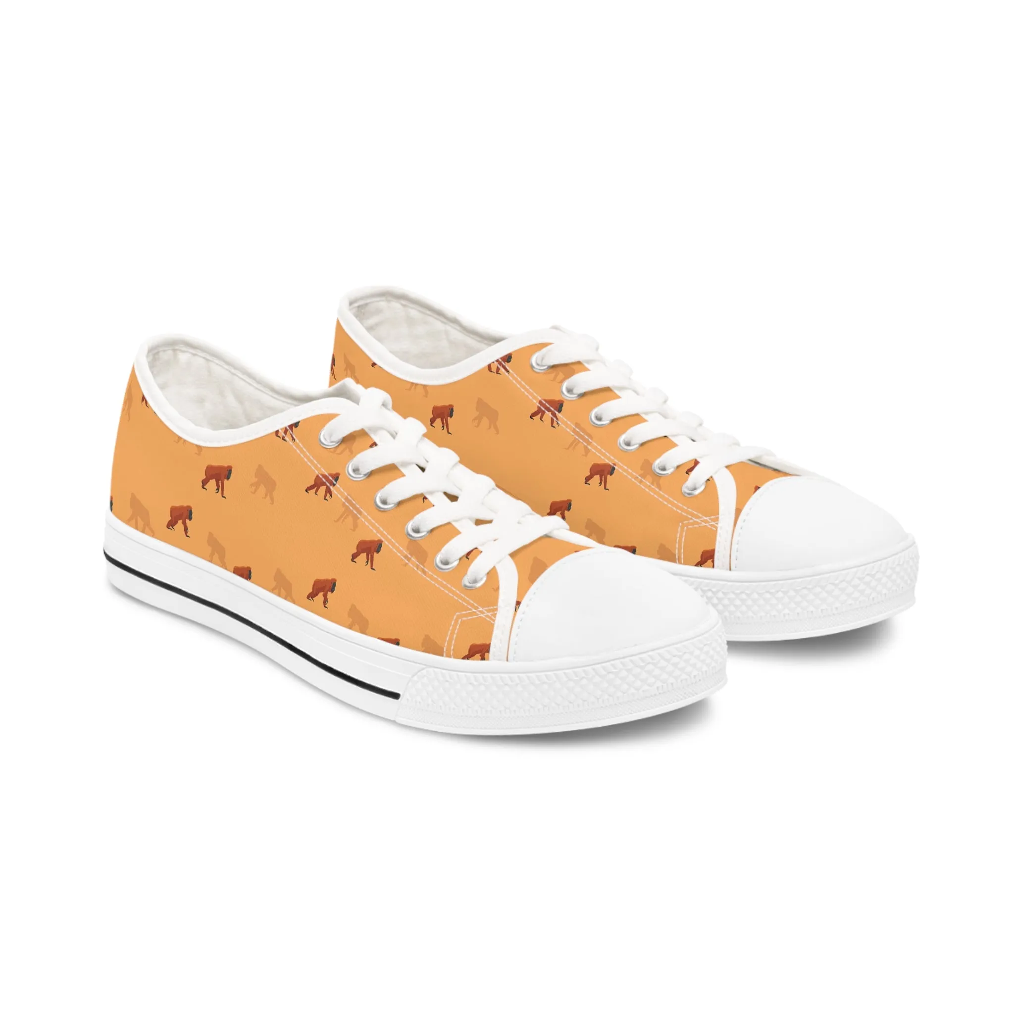 Primate Orangutan Women's Low Top Sneakers