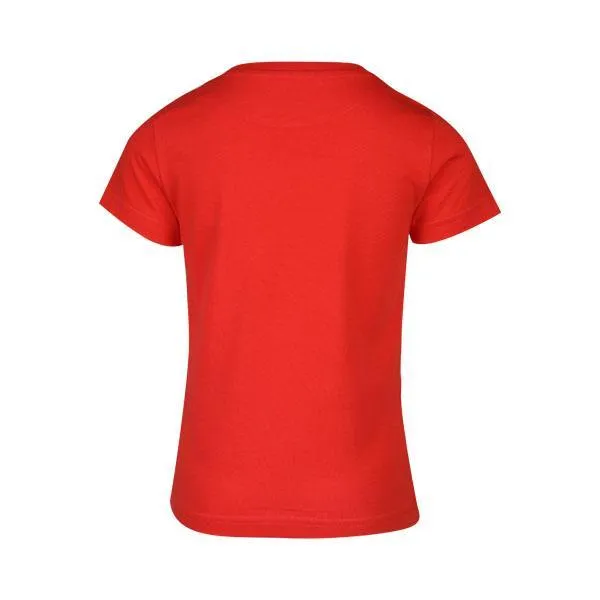 RED SHORT-SLEEVE SPANGLES T-SHIRT FOR BOYS