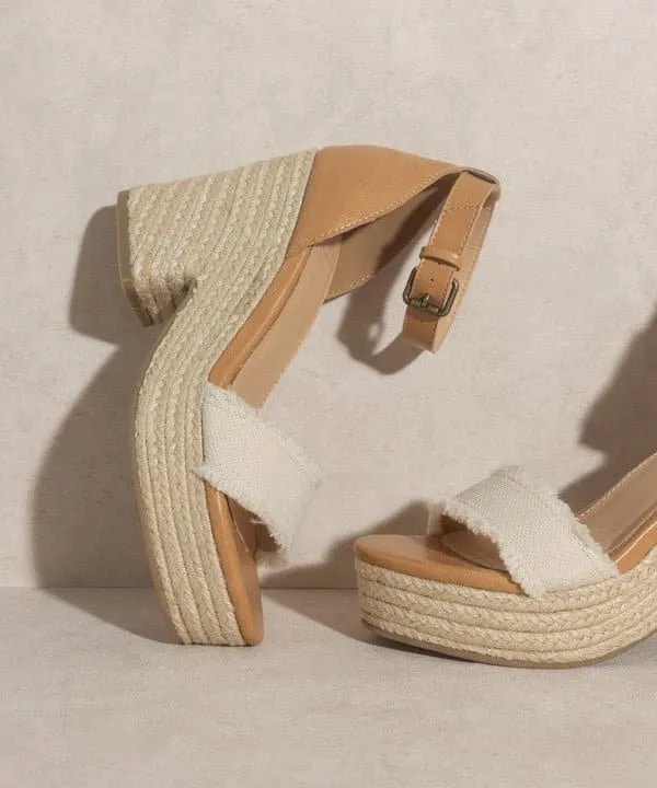 Riley Espadrille Platform Sandal