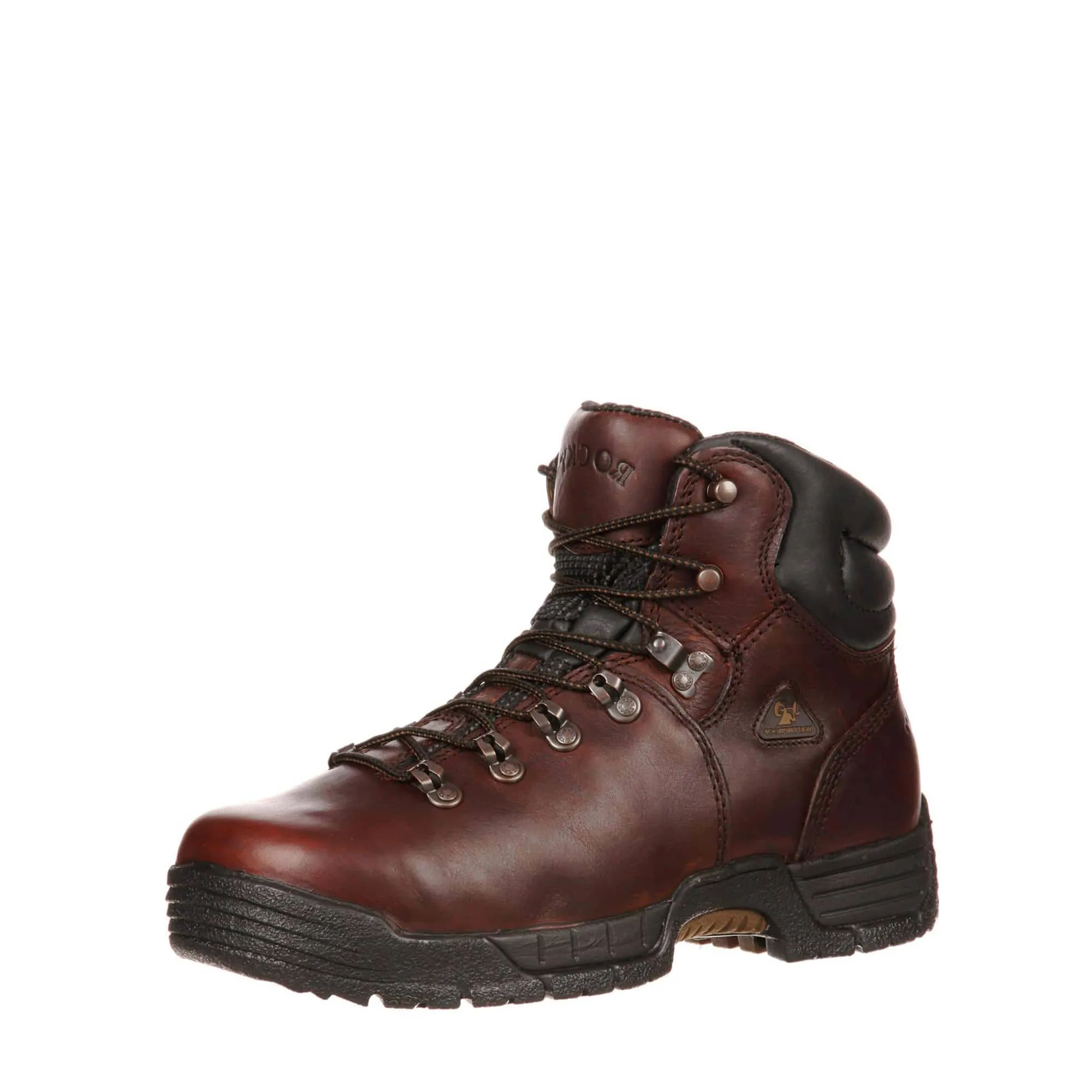 Rocky | Men's MobiLite Steel Toe Waterproof Work Boots | Dark Brown