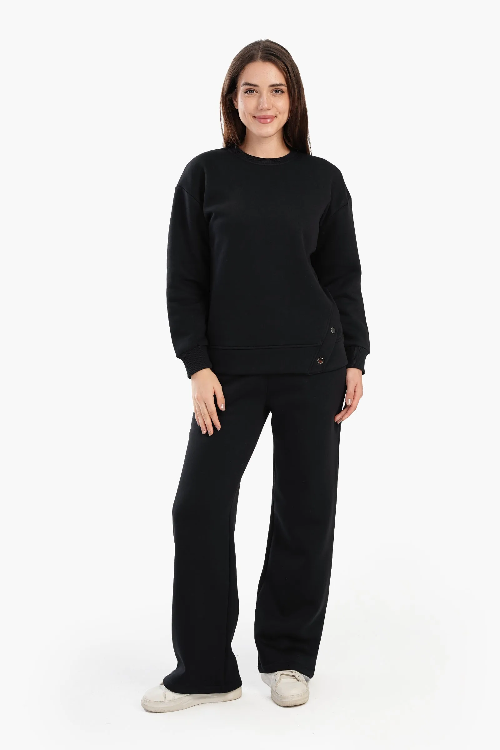 Round Neck Lounge Sweatshirt