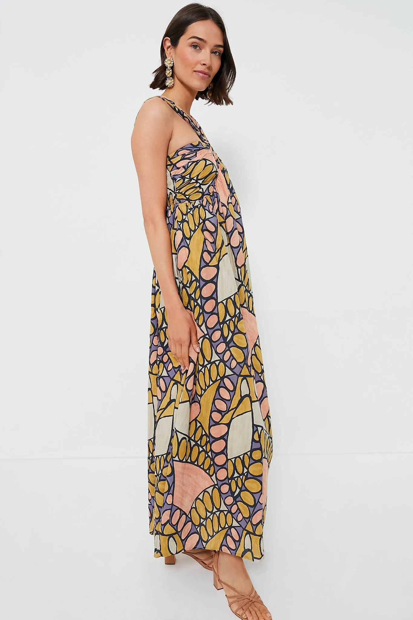 Saguaro Print Zola Maxi Dress