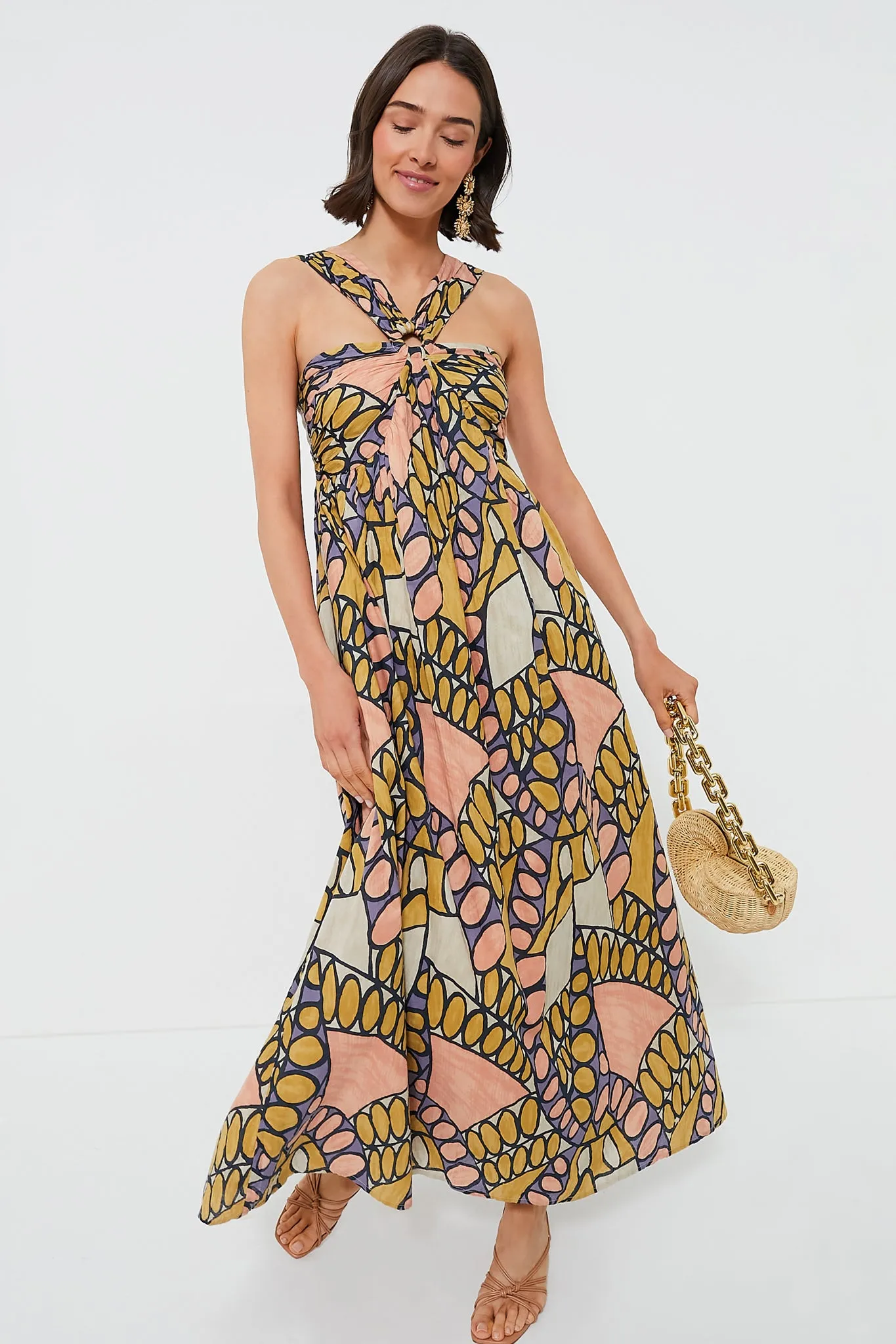 Saguaro Print Zola Maxi Dress