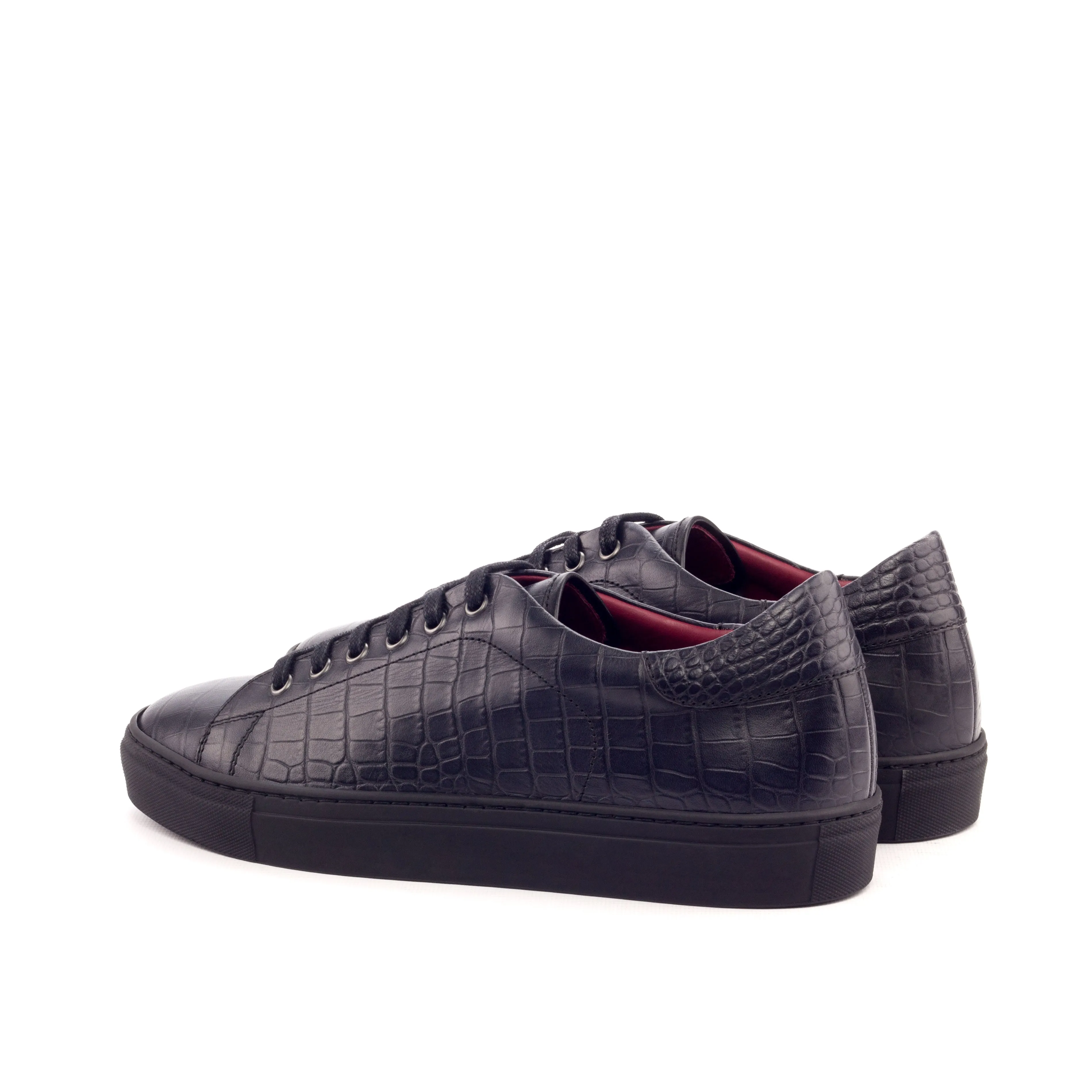 Sole Sneaker - Croco Black