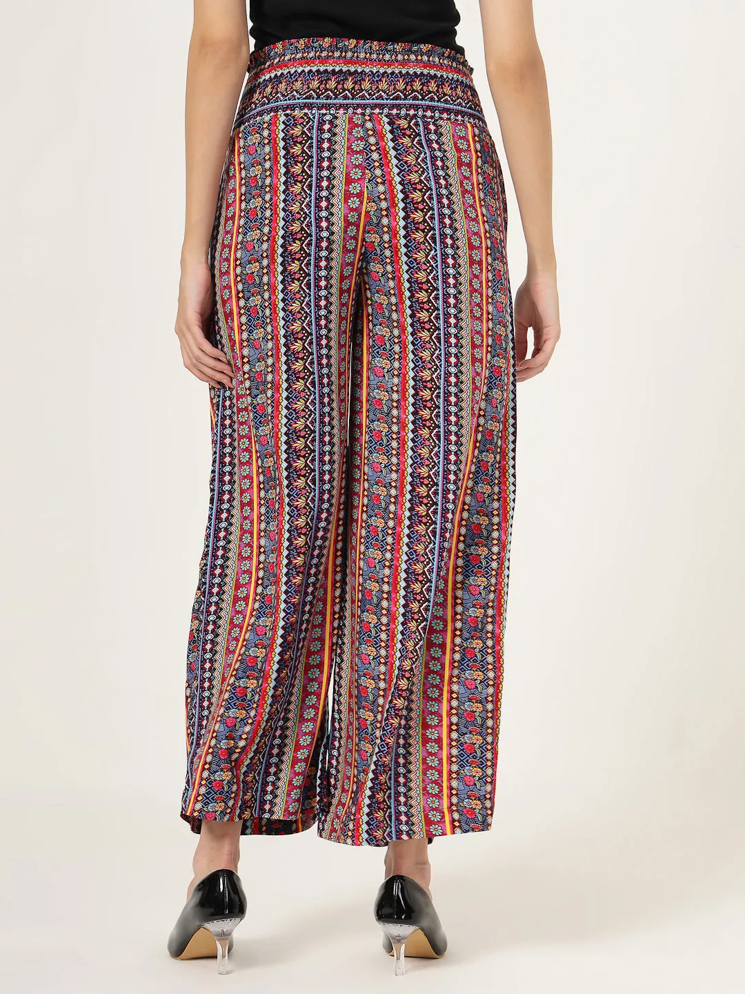 Style Quotient Women Multi Color Printed Flared pants