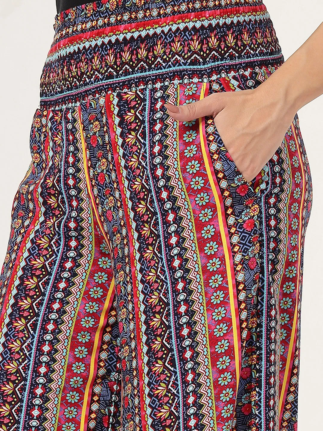 Style Quotient Women Multi Color Printed Flared pants