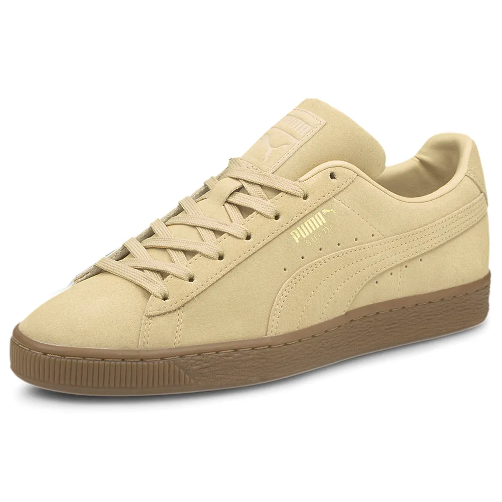 Suede Gum Lace Up Sneakers