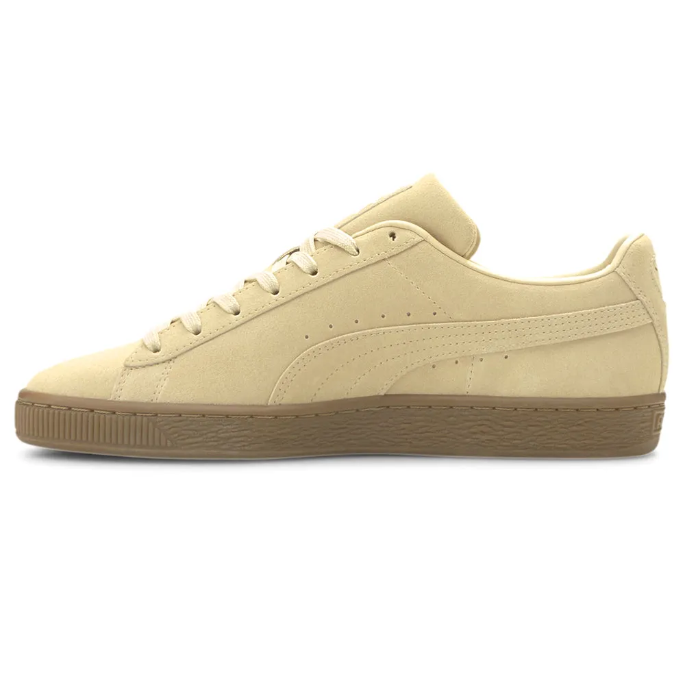 Suede Gum Lace Up Sneakers