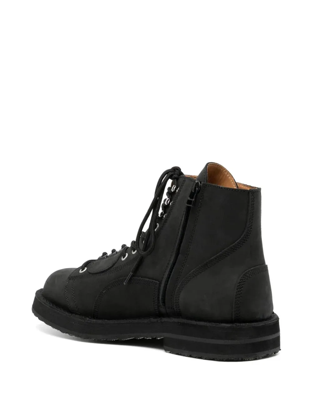 Suede Lace-Up Boots