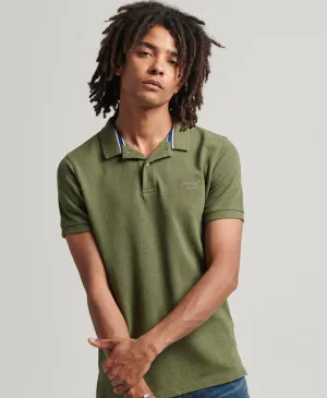 Superdry - Classic Pique Polo Thrift Olive Marle