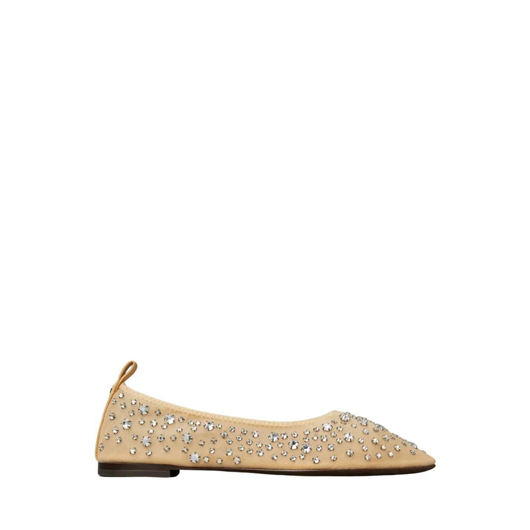 Tory Burch Crystal Ballet Flats