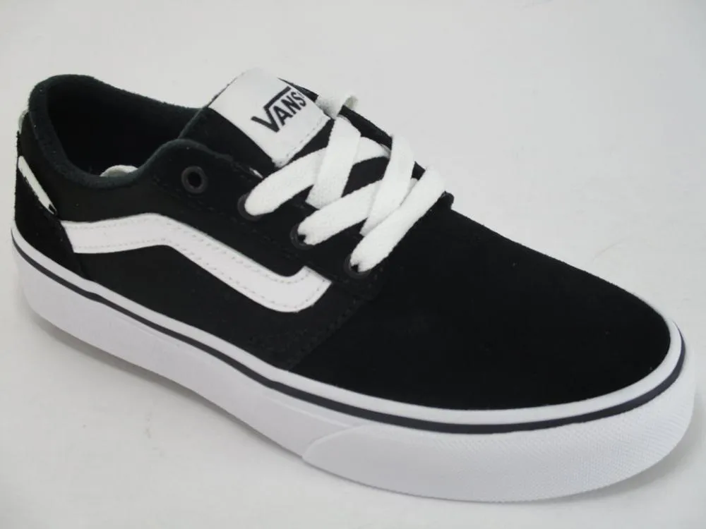 Vans scarpa sneakers da ragazzi Chapman Stripe VN0A349SIJU nero-bianco