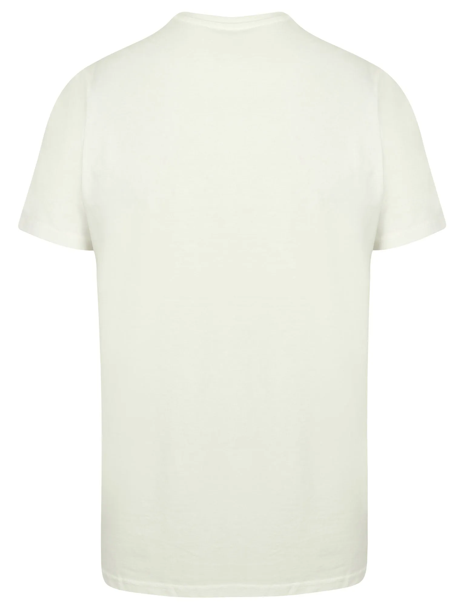 Warriors Crew Neck T-Shirt with Motif in Ivory - South Shore