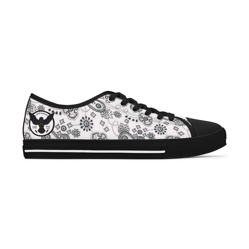 Women's Crowgodshi White Colors Low Top Sneakers