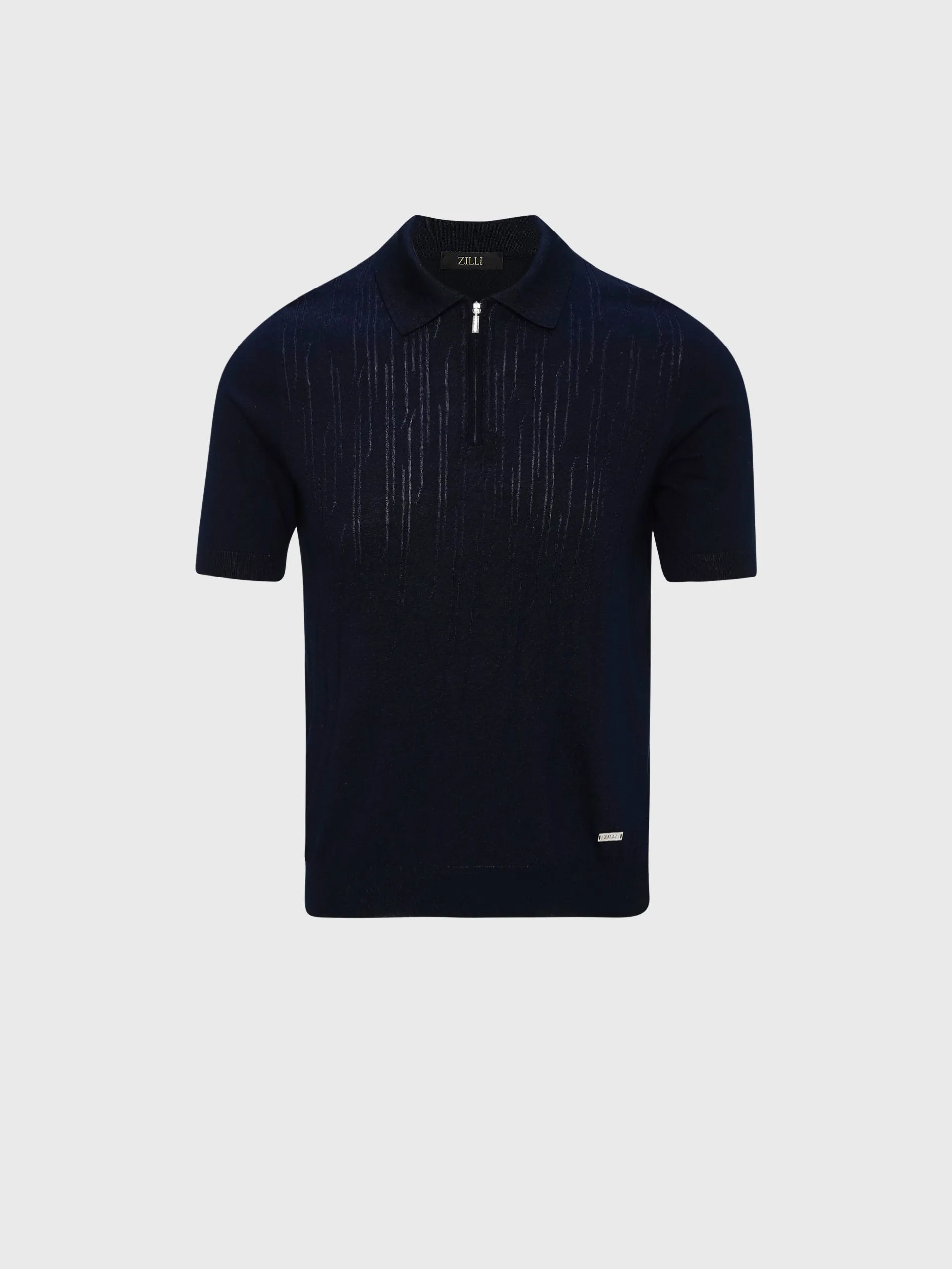 Zipped Polo Shirt