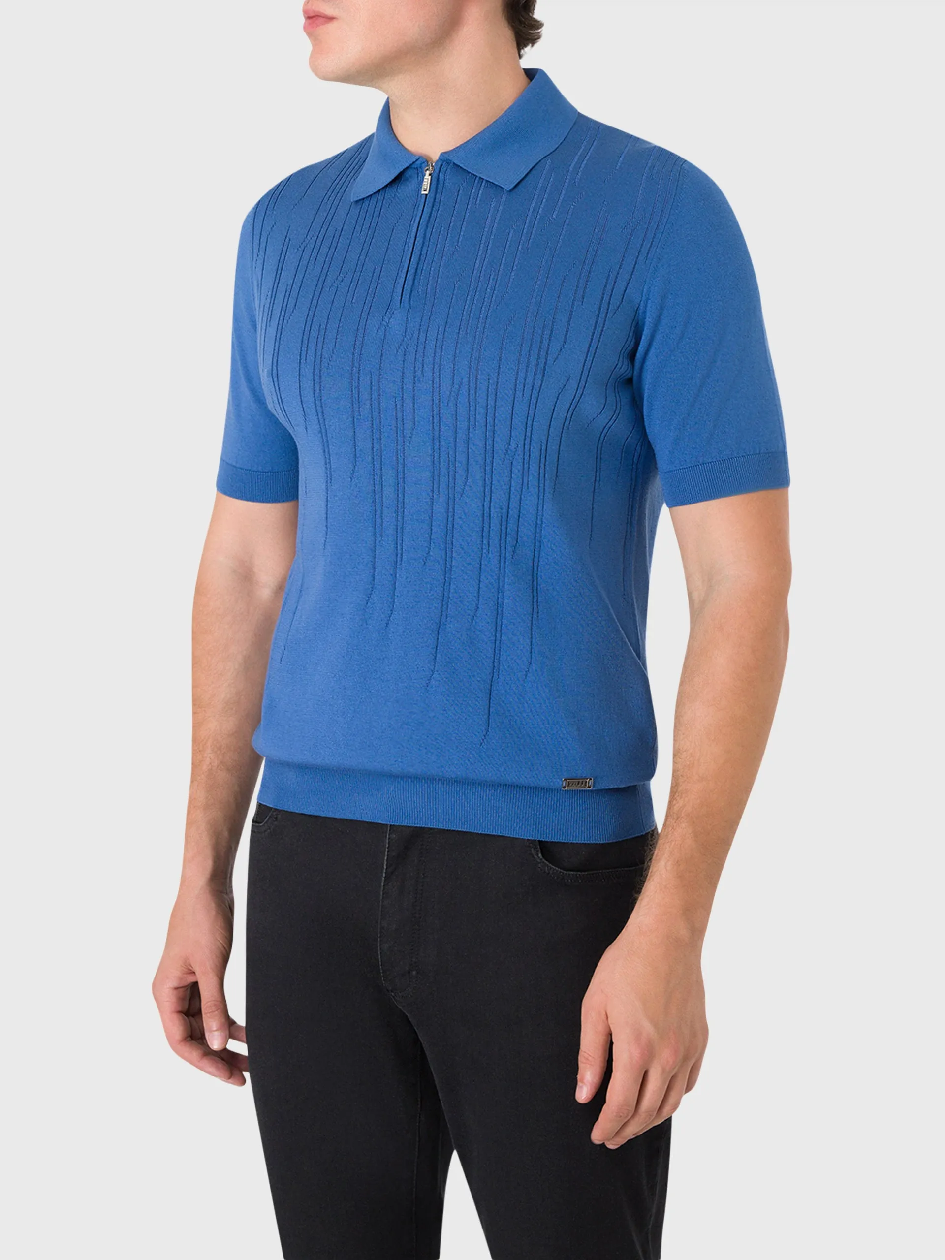 Zipped Polo Shirt